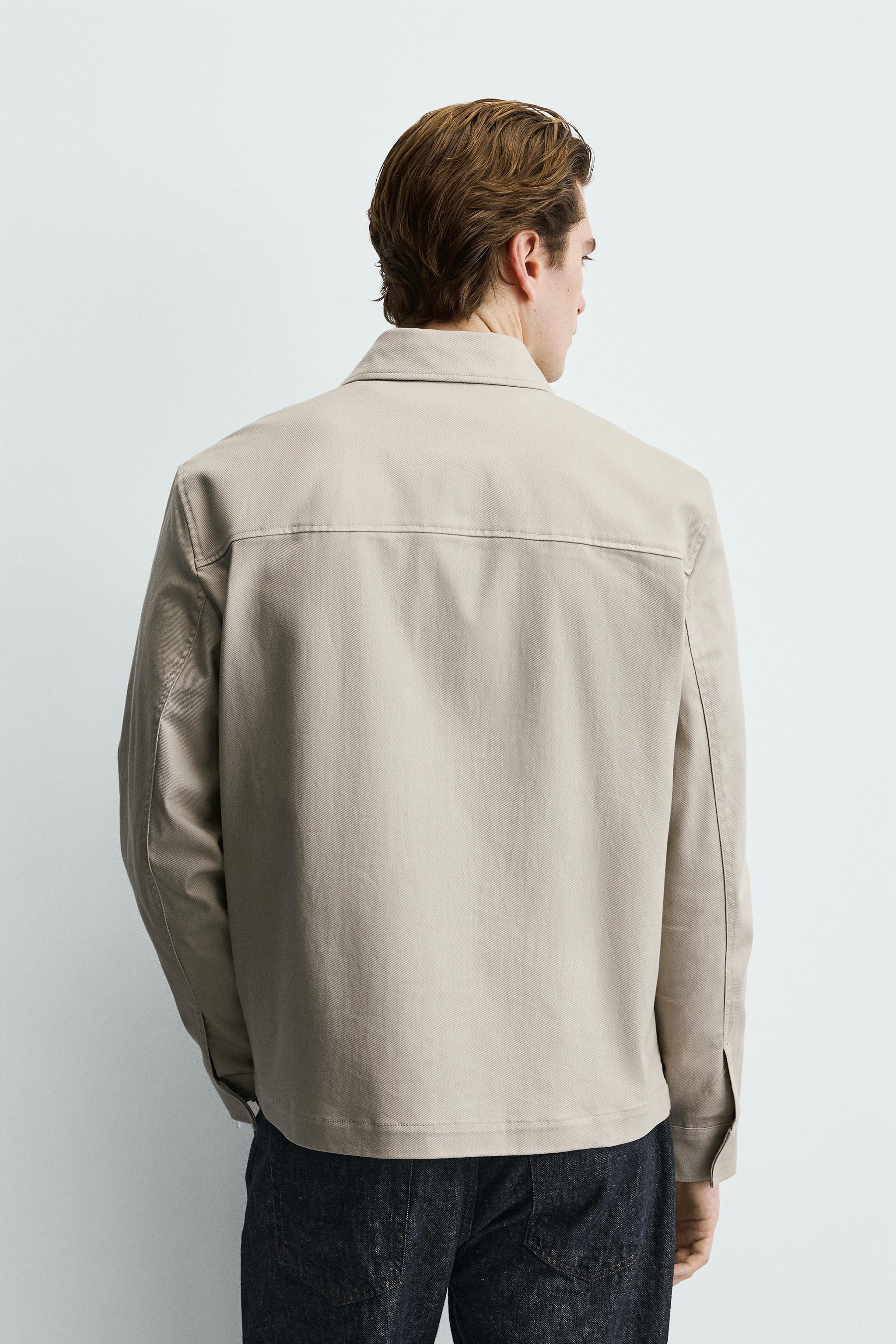 REGULAR FIT OVERSHIRT WITH POCKETS